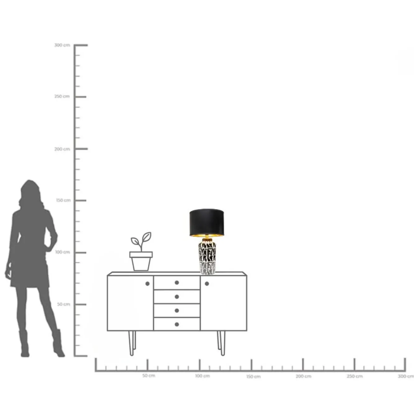 New KARE Design Lampa stołowa Artistico 62cm - KARE