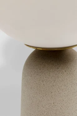 Online KARE Design Lampa stołowa beżowa klosz szklana kula Ø16x31 cm - KARE