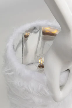 Best KARE Design Lampa stołowa biała królik abażur futrzasty 68 cm - KARE