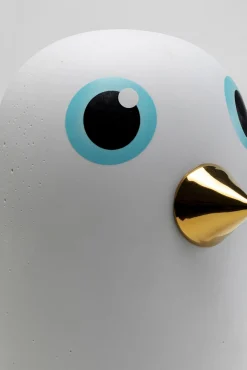 Fashion KARE Design Lampa stołowa biała z ceramiki ptaszek 34 cm - KARE