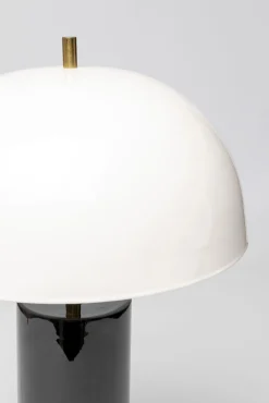 Online KARE Design Lampa stołowa biało-czarna stalowa emaliowana 51 cm - KARE