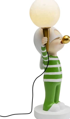 New KARE Design Lampa stołowa biało-zielona chłopiec USB 1xG9 20x49 cm - KARE