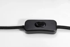 Hot KARE Design Lampa stołowa Crow 14x34 cm czarna matowa - KARE