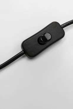 Clearance KARE Design Lampa stołowa czarna królik abażur futrzasty 50 cm - KARE