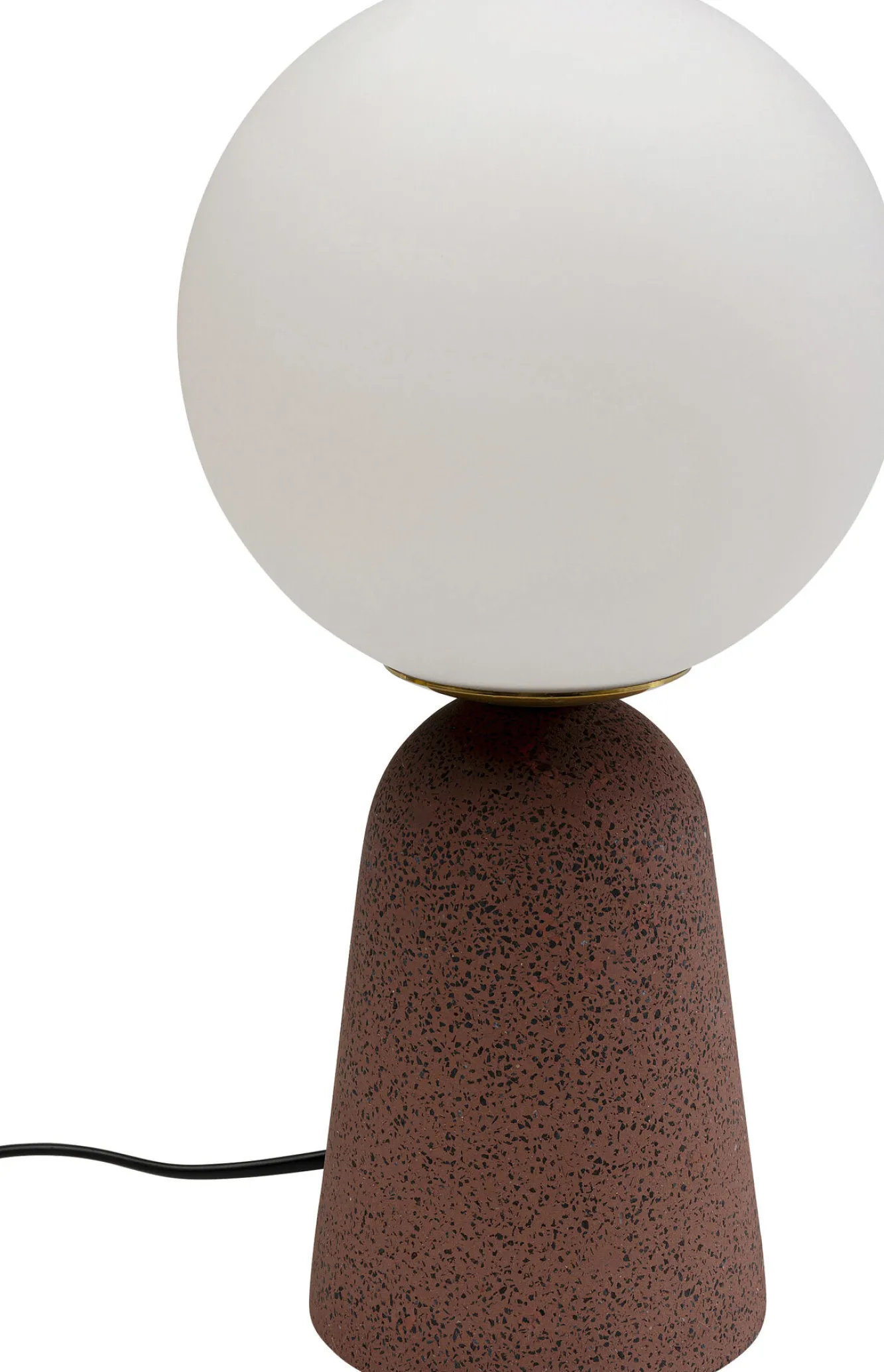 Online KARE Design Lampa stołowa czerwona klosz szklana kula Ø16x31 cm - KARE