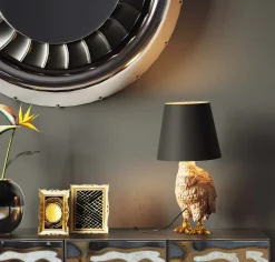 New KARE Design Lampa stołowa Duck 35x58 cm złota - KARE