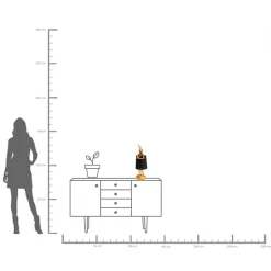 Sale KARE Design Lampa stołowa królik złoty abażur czarny 50 cm - KARE