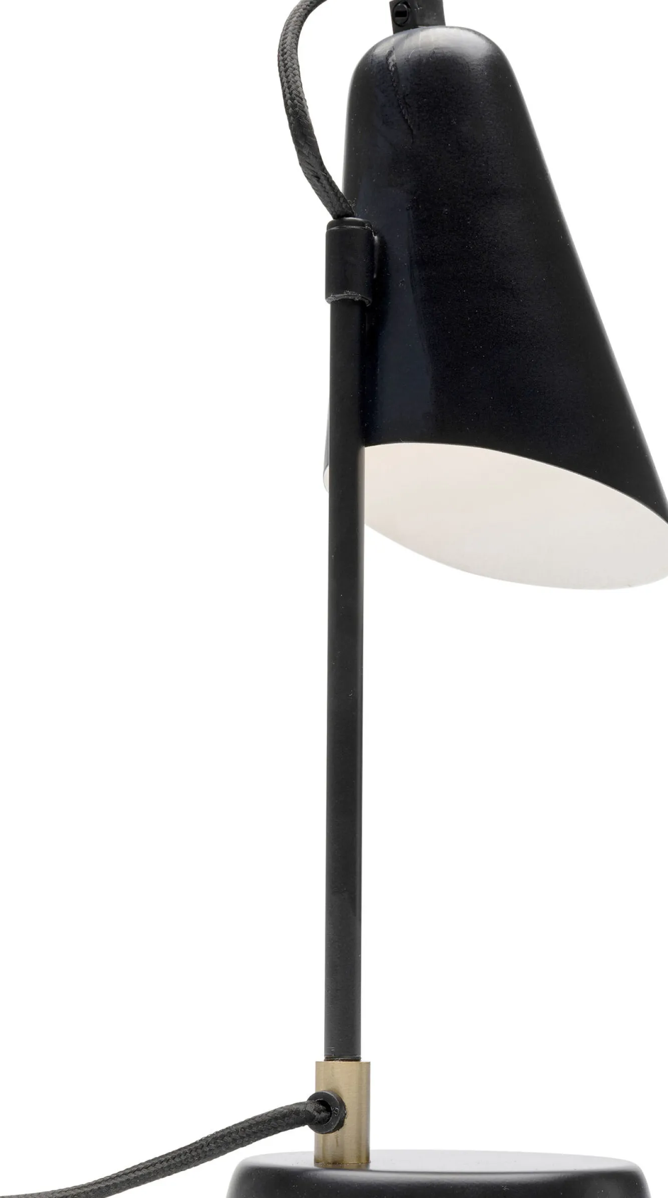 Sale KARE Design Lampa stołowa mała stalowa kolor czarny 32 cm - KARE