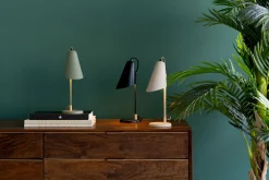 Sale KARE Design Lampa stołowa mała stalowa kolor czarny 32 cm - KARE