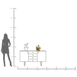 Outlet KARE Design Lampa stołowa Mude Man Sit 32cm - KARE