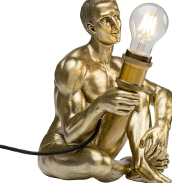 Outlet KARE Design Lampa stołowa Mude Man Sit 32cm - KARE