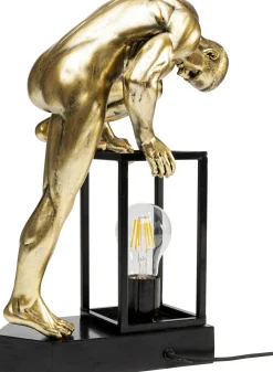Hot KARE Design Lampa stołowa Nude Man Stretching 39cm - KARE