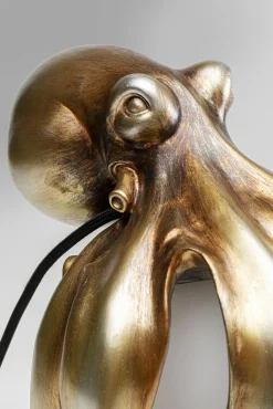 Sale KARE Design Lampa stołowa Octopus 26x34 cm złota - KARE