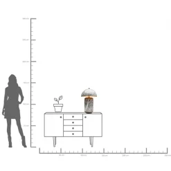 Sale KARE Design Lampa stołowa porcelana i stal ulice Paryża Ø38x60 cm - KARE