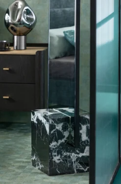 New KARE Design Lampa stołowa przydymiona stal i szkło 38 cm - KARE