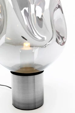 New KARE Design Lampa stołowa przydymiona stal i szkło 38 cm - KARE