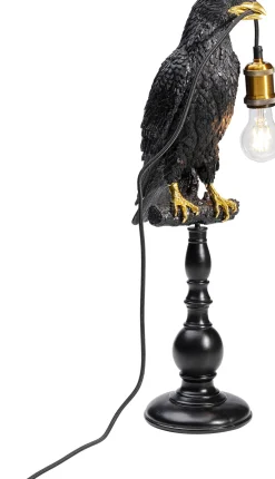 Best KARE Design Lampa stołowa Sitting Crow 29x61 cm czarna matowa - KARE