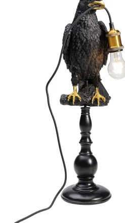Best KARE Design Lampa stołowa Sitting Crow 29x61 cm czarna matowa - KARE