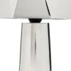 Sale KARE Design Lampa stołowa srebrna nowoczesna 38 cm - KARE