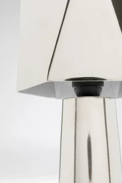 Sale KARE Design Lampa stołowa srebrna nowoczesna 38 cm - KARE