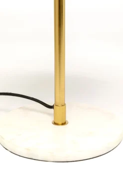 Hot KARE Design Lampa stołowa stal i marmur klosz różowy Ø30x50 cm - KARE