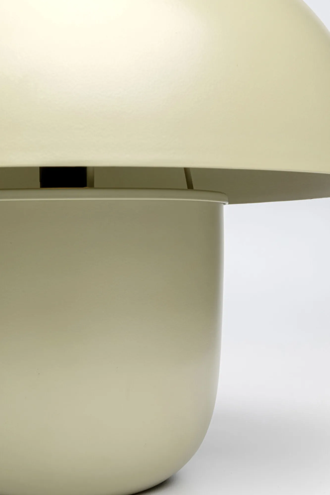 Online KARE Design Lampa stołowa stalowa grzybek kolor jasnozielony Ø50x44 cm - KARE