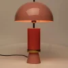 Best KARE Design Lampa stołowa stalowa różowo-pomarańczowa Ø30x51 cm - KARE
