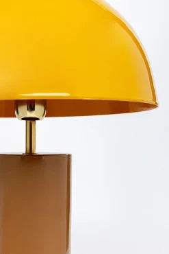 Sale KARE Design Lampa stołowa stalowa żółta Ø30x51 cm - KARE