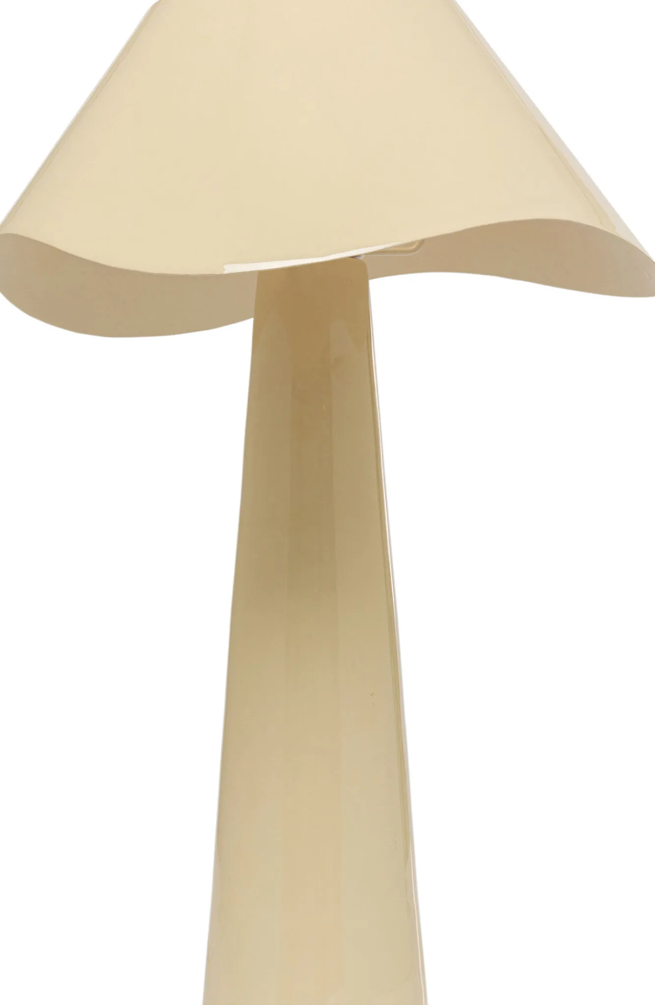 New KARE Design Lampa stołowa stalowa w kolorze ecru Ø34x49 cm - KARE