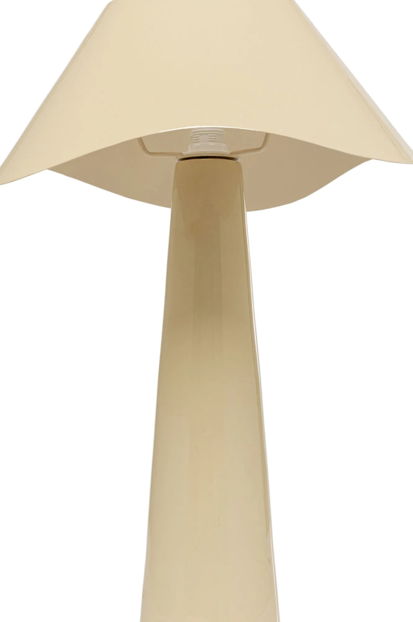 New KARE Design Lampa stołowa stalowa w kolorze ecru Ø34x49 cm - KARE