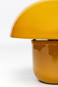 Online KARE Design Lampa stołowa stalowa w kolorze żółtym Ø29x27 cm - KARE
