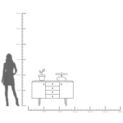 Outlet KARE Design Lampa stołowa stalowa w kolorze beżowym 37x26 cm - KARE