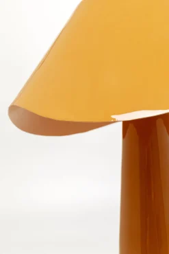 Hot KARE Design Lampa stołowa stalowa w kolorze pomarańczowym Ø34x49 cm - KARE