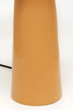 Hot KARE Design Lampa stołowa stalowa w kolorze pomarańczowym Ø34x49 cm - KARE