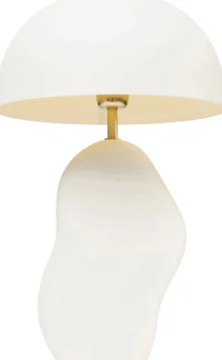 Fashion KARE Design Lampa stołowa stalowa w kolorze białym 48 cm - KARE