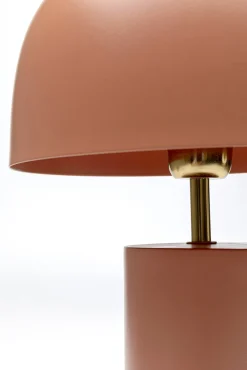 Discount KARE Design Lampa stołowa stalowa w kolorze terakota Ø25x38 cm - KARE