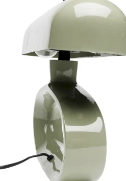 Discount KARE Design Lampa stołowa stalowa w kolorze zielonym 37x26 cm - KARE