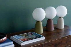 Online KARE Design Lampa stołowa zielona klosz szklana kula Ø16x31 cm - KARE