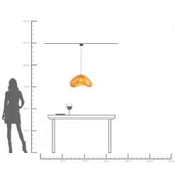 Fashion KARE Design Lampa wisząca boho rattan naturalny 54x52 cm - KARE