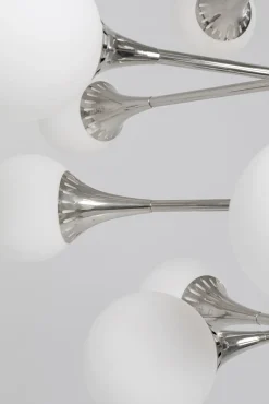 Discount KARE Design Lampa wisząca Bulb Fiction 20L Ø102 cm srebrna - KARE