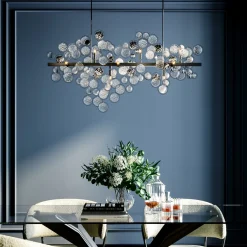 Clearance KARE Design Lampa wisząca Clouds Clear 102x61 cm szara - KARE