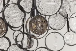 Clearance KARE Design Lampa wisząca Clouds Clear 102x61 cm szara - KARE