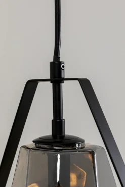 New KARE Design Lampa wisząca czarna klosz szklany G9 17x120 cm - KARE
