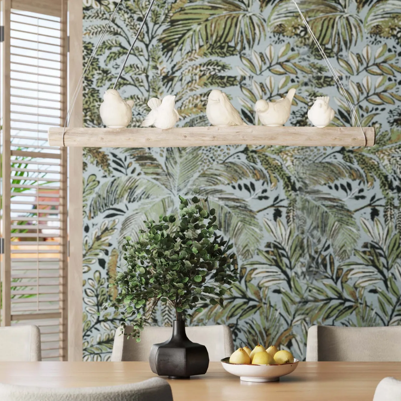 Outlet KARE Design Lampa wisząca Dining Birds 120 cm - KARE