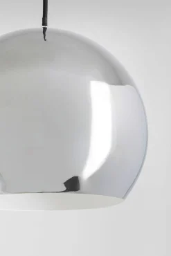 Online KARE Design Lampa wisząca do salonu kula srebrna Ø25 cm - KARE