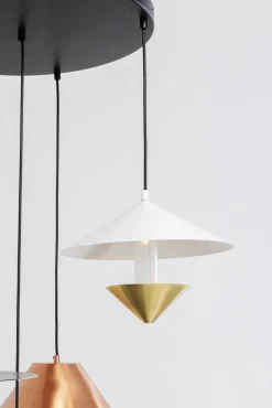 Discount KARE Design Lampa wisząca do salonu stalowa 5xG9 Ø50 cm - KARE