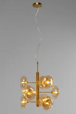 Fashion KARE Design Lampa wisząca Headlight 53x61 cm złota - KARE