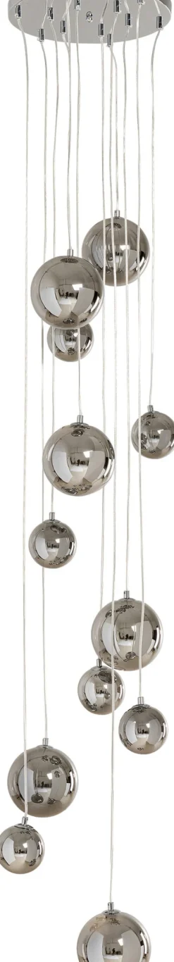 Fashion KARE Design Lampa wisząca klosze szklane chromowe 12xG9 200 cm - KARE