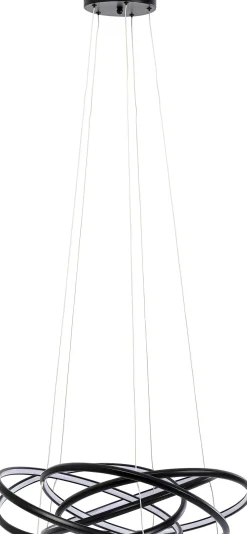 Hot KARE Design Lampa wisząca LED czarne okręgi aluminium Ø72 cm - KARE