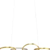 Online KARE Design Lampa wisząca LED złote okręgi aluminium 105 cm - KARE